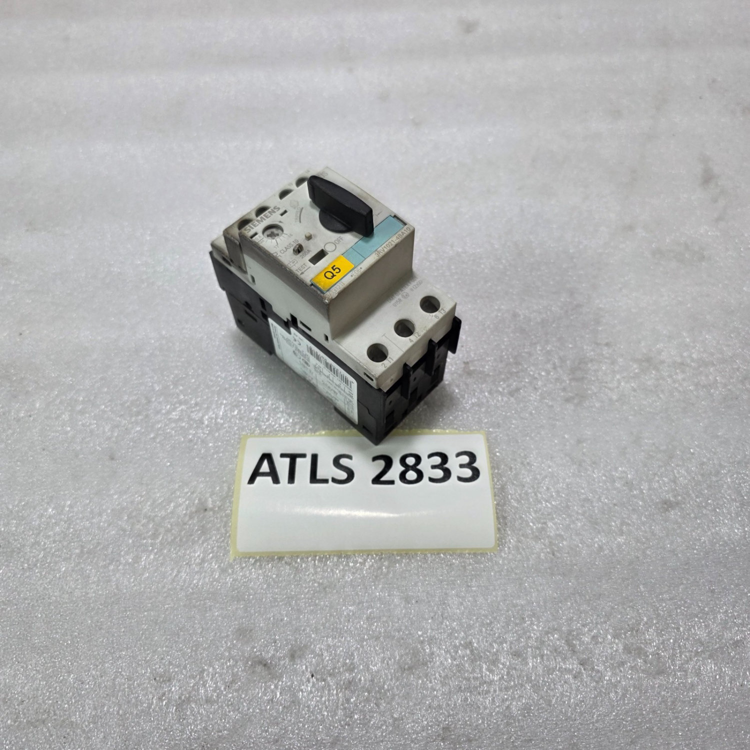 SIEMENS 3RV1021-4BA10 MOTOR PROTECTION CIRCUIT BREAKER 3 POLE CLASS 10 14-20A - Image 5