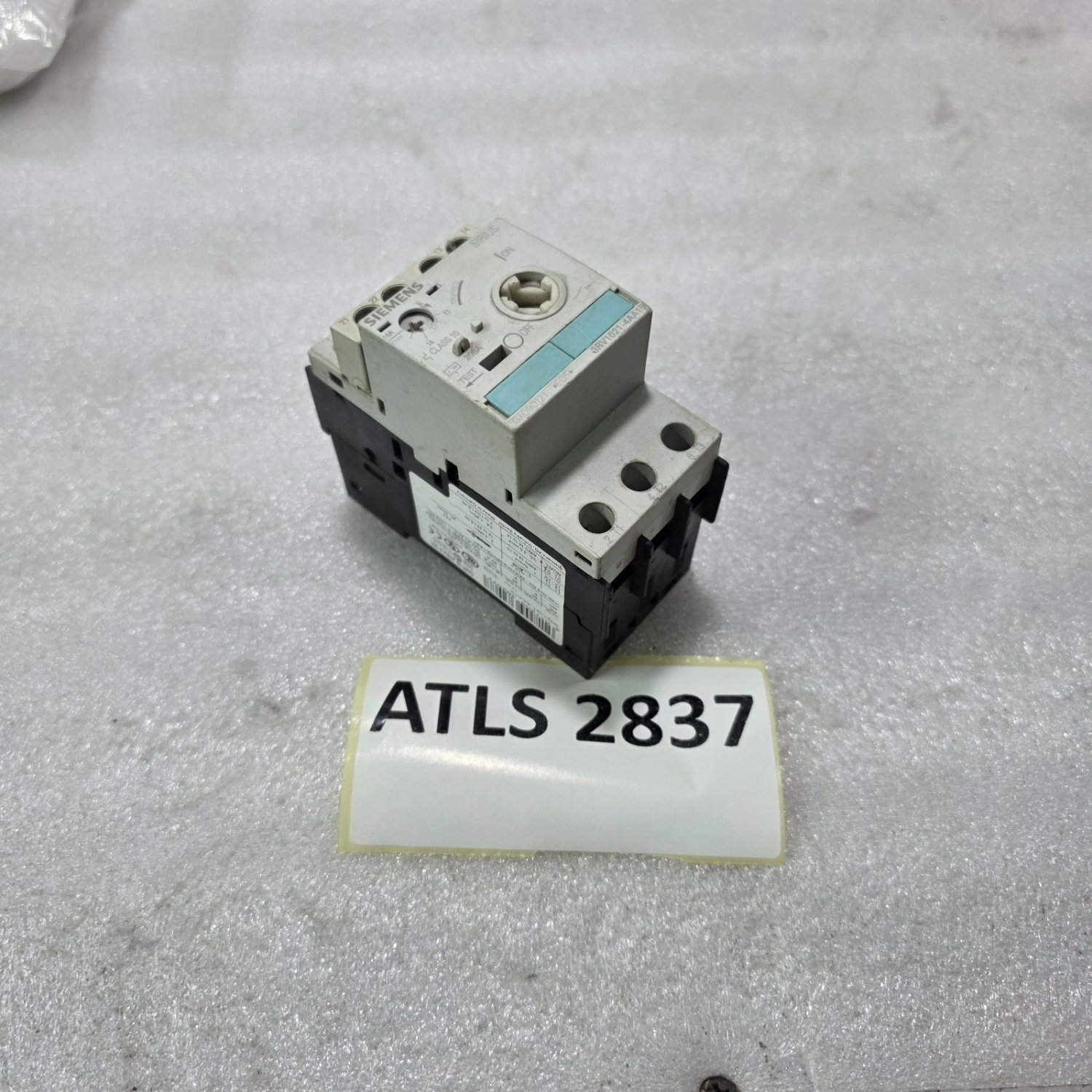 SIEMENS 3RV1021-4AA15 MOTOR PROTECTION CIRCUIT BREAKER 3 POLE CLASS 10 11-16A - Image 6