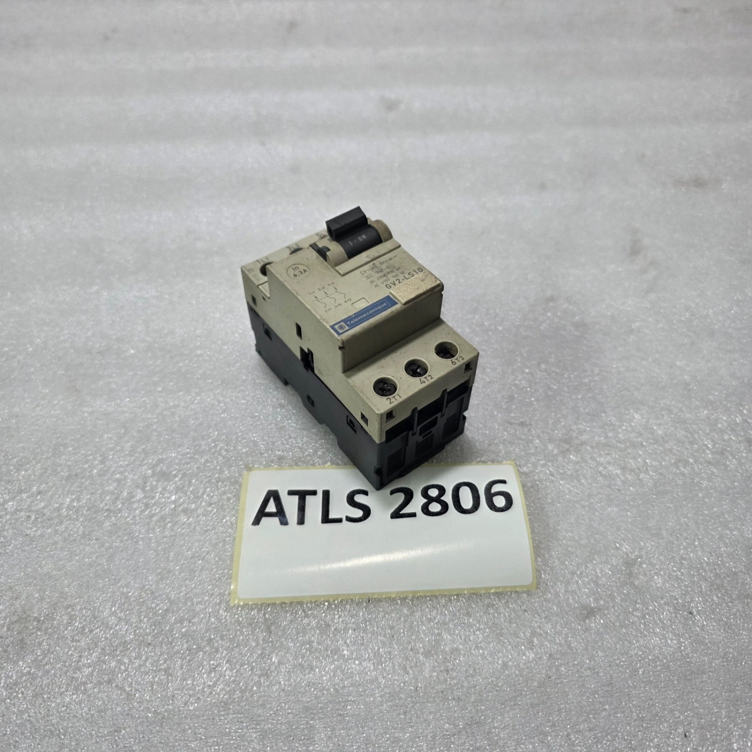 TELEMECANIQUE GV2-LS10 MOTOR CIRCUIT BREAKER 6.3A 690V 100KA IEC 947-2 - Image 5