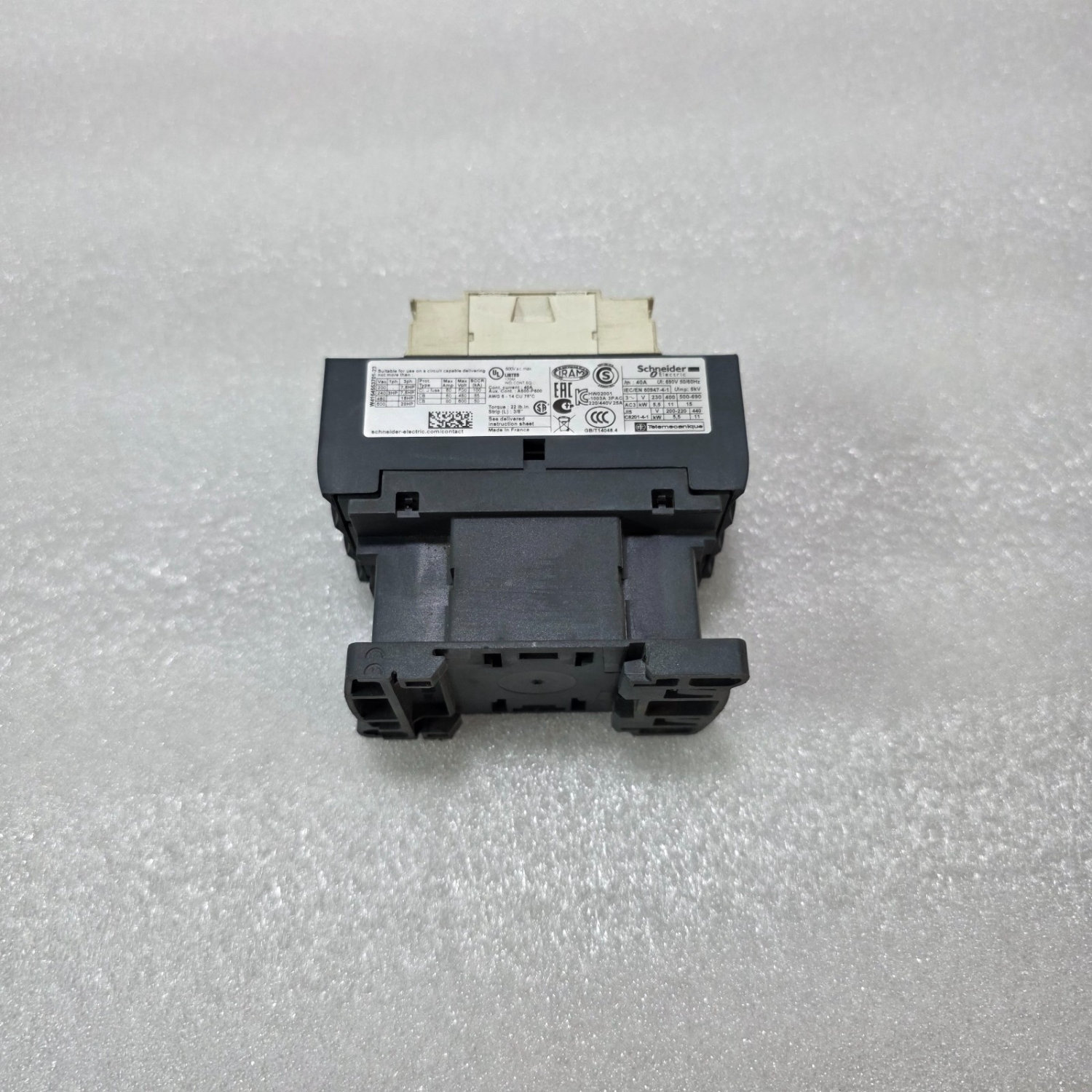 TELEMECANIQUE | CONTACTOR | LC1D25 | 3-POLE | 40A | - Image 3