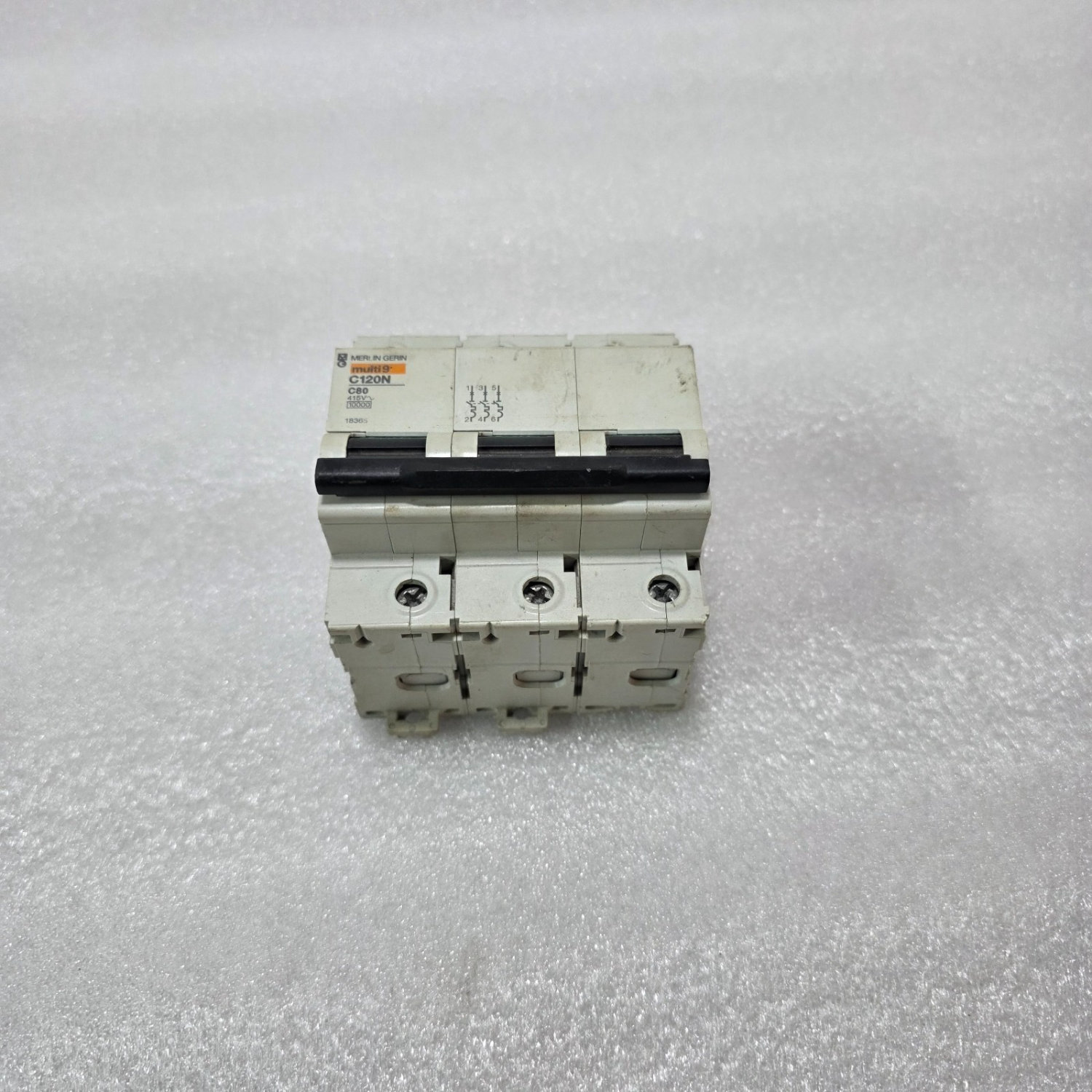 MERLIN GERIN | C120N C80 | MCB MINIATURE CIRCUIT BREAKER | 3-POLE | 415V | 80A C