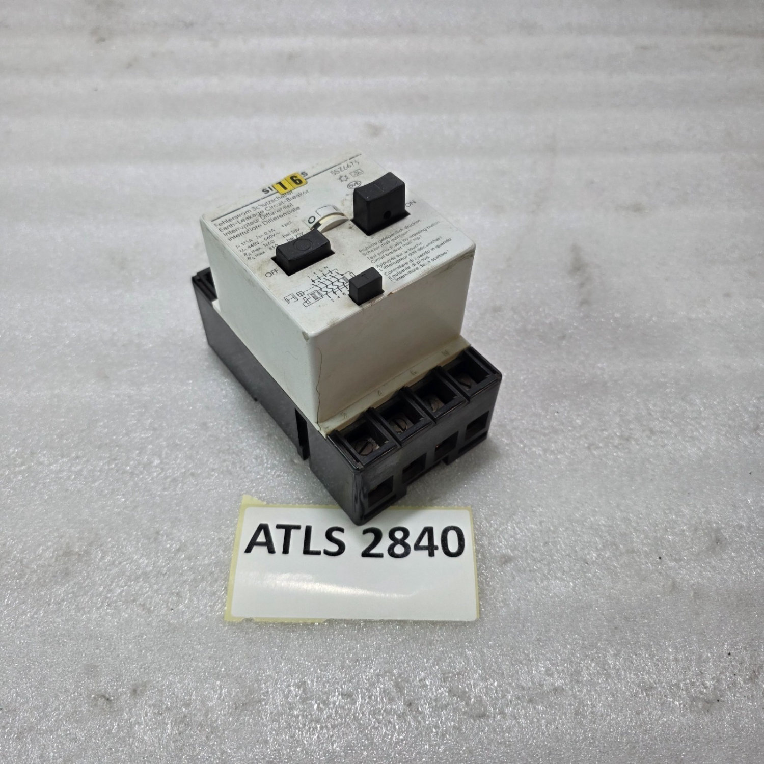 SIEMENS | EARTH LEAKAGE CIRCUIT BREAKER (ELCB / RCD) | 5SZ6673 - Image 6