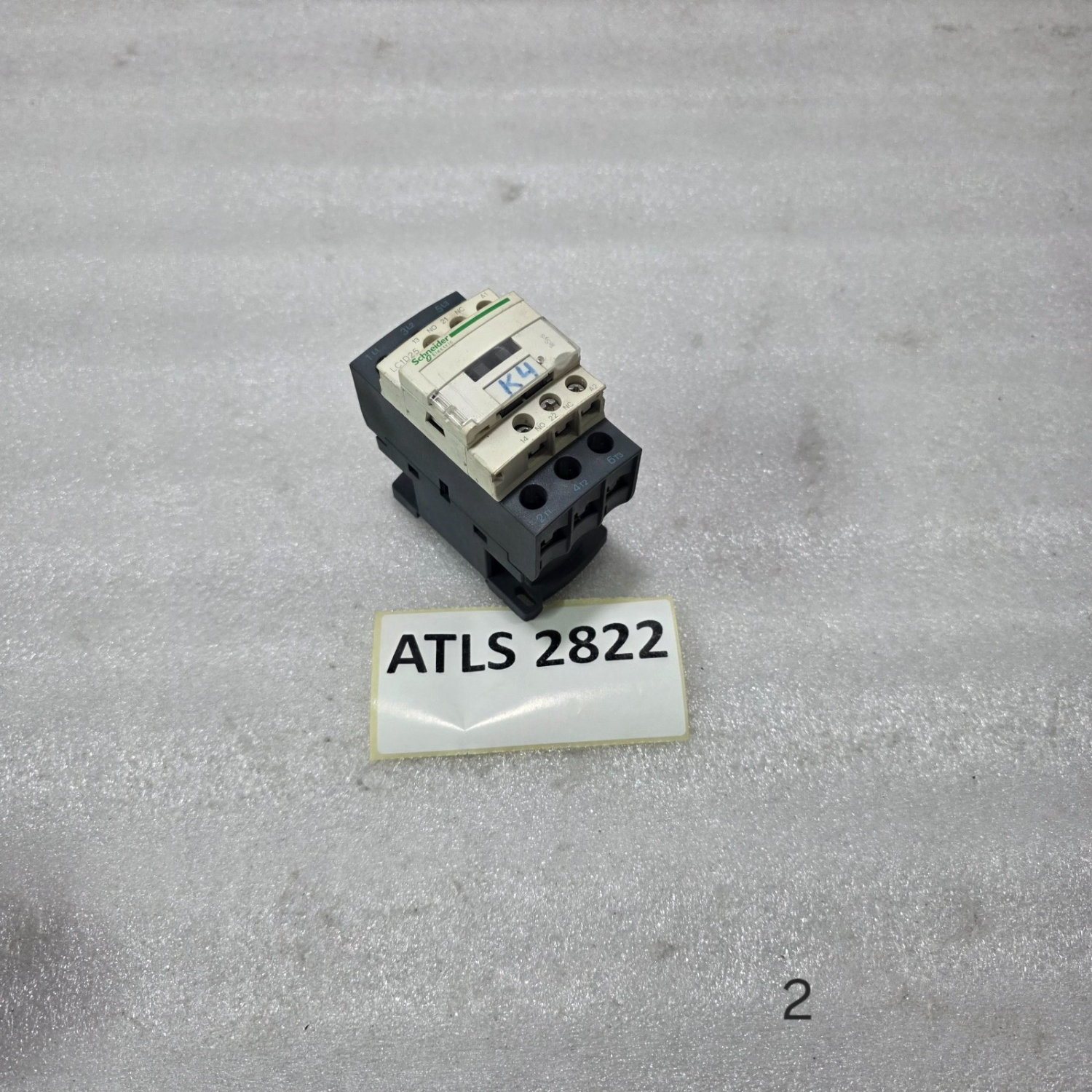 S ELECTRIC LC1D25 3 POLE AC CONTACTOR WITH 1NO + 1NC AUXILIARY CONTACTS 230V AC - Image 6