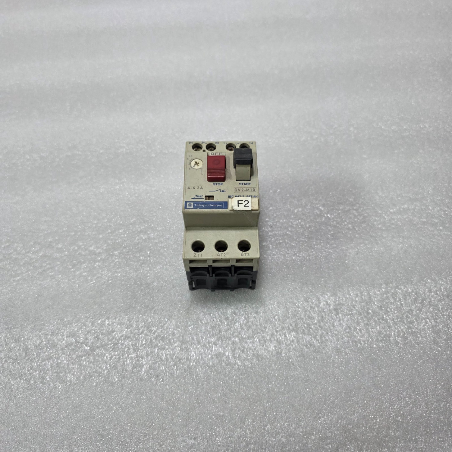 TELEMECANIQUE GV2-M10 4-6.3A 3P MOTOR CIRCUIT BREAKER 690V 50KA MPCB