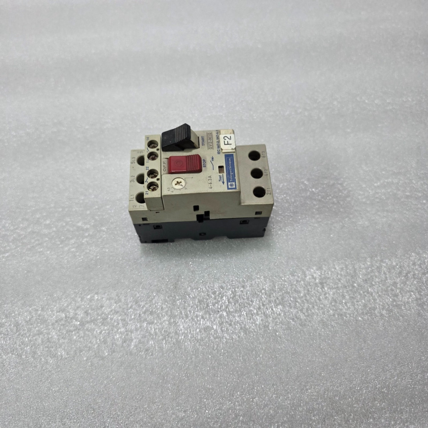 TELEMECANIQUE GV2-M10 4-6.3A 3P MOTOR CIRCUIT BREAKER 690V 50KA MPCB - Image 2