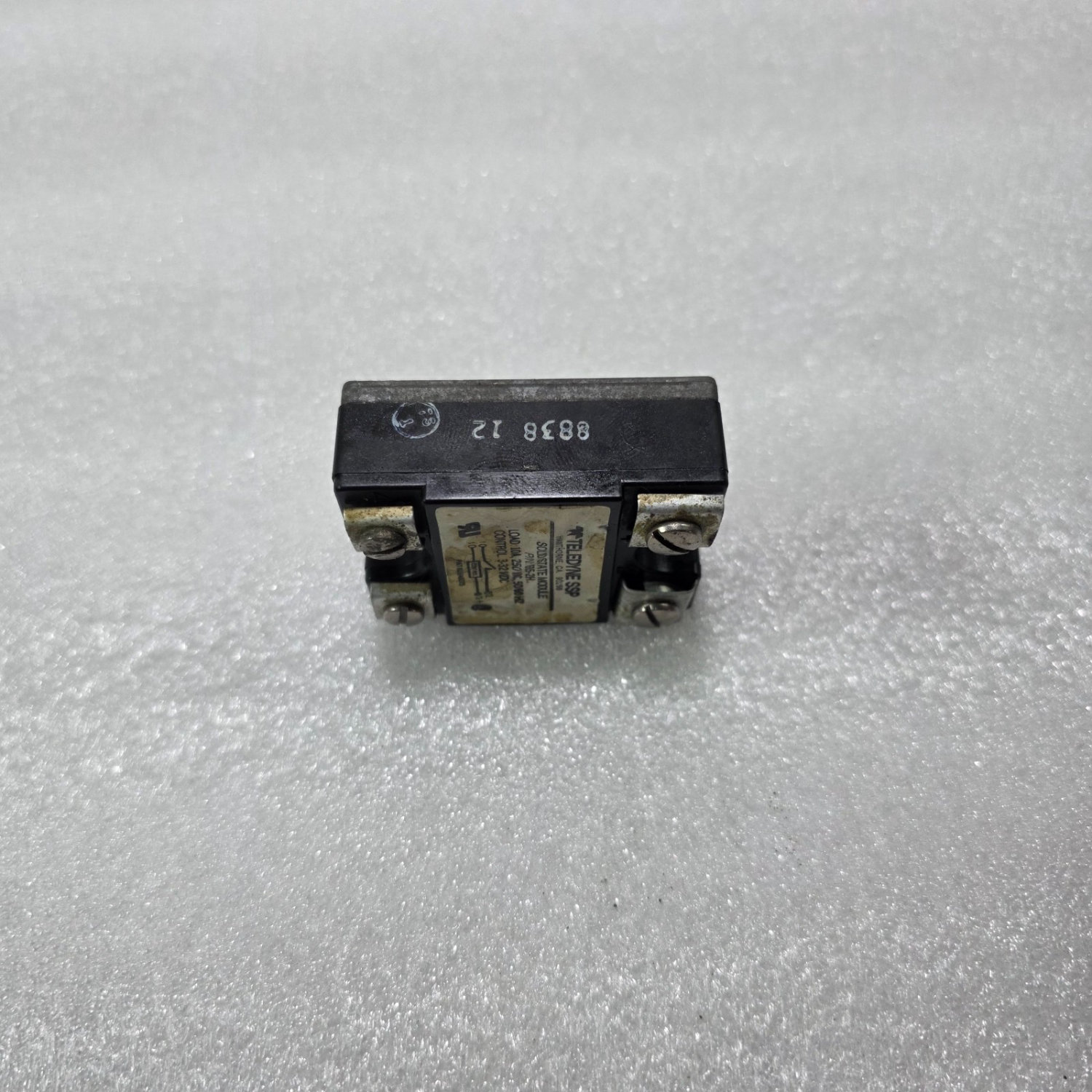 TELEDYNE SSP 615-2H SOLID STATE RELAY 10A 250VAC 3-32VDC CONTROL ZERO CROSSING - Image 3