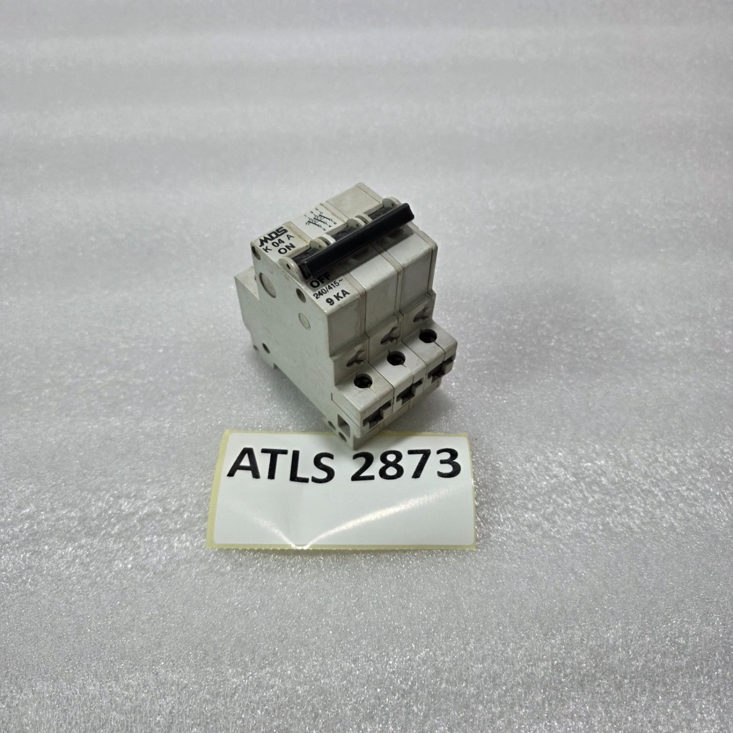 MDS LOADKONTAKT K 04 A 3P 4A 240/415V 9KA MCB MINIATURE CIRCUIT BREAKER ISI MARK - Image 6
