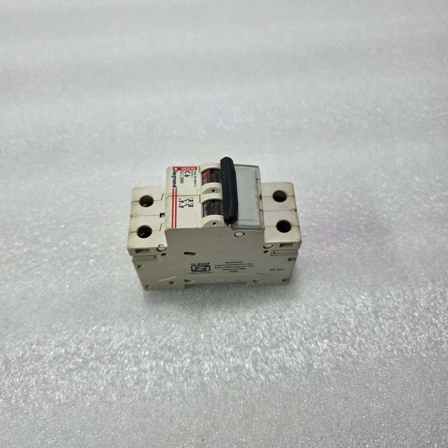 LEGRAND DX 603265 2P 6A CURVE C 415V 10KA MCB MINIATURE CIRCUIT BREAKER - Image 2