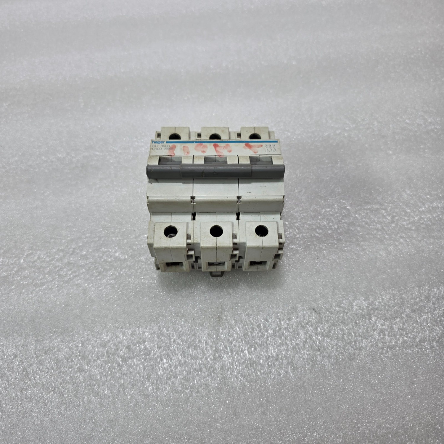 HAGER HLF390S C100 3P 100A CURVE C 400V 10KA MCB MINIATURE CIRCUIT BREAKER