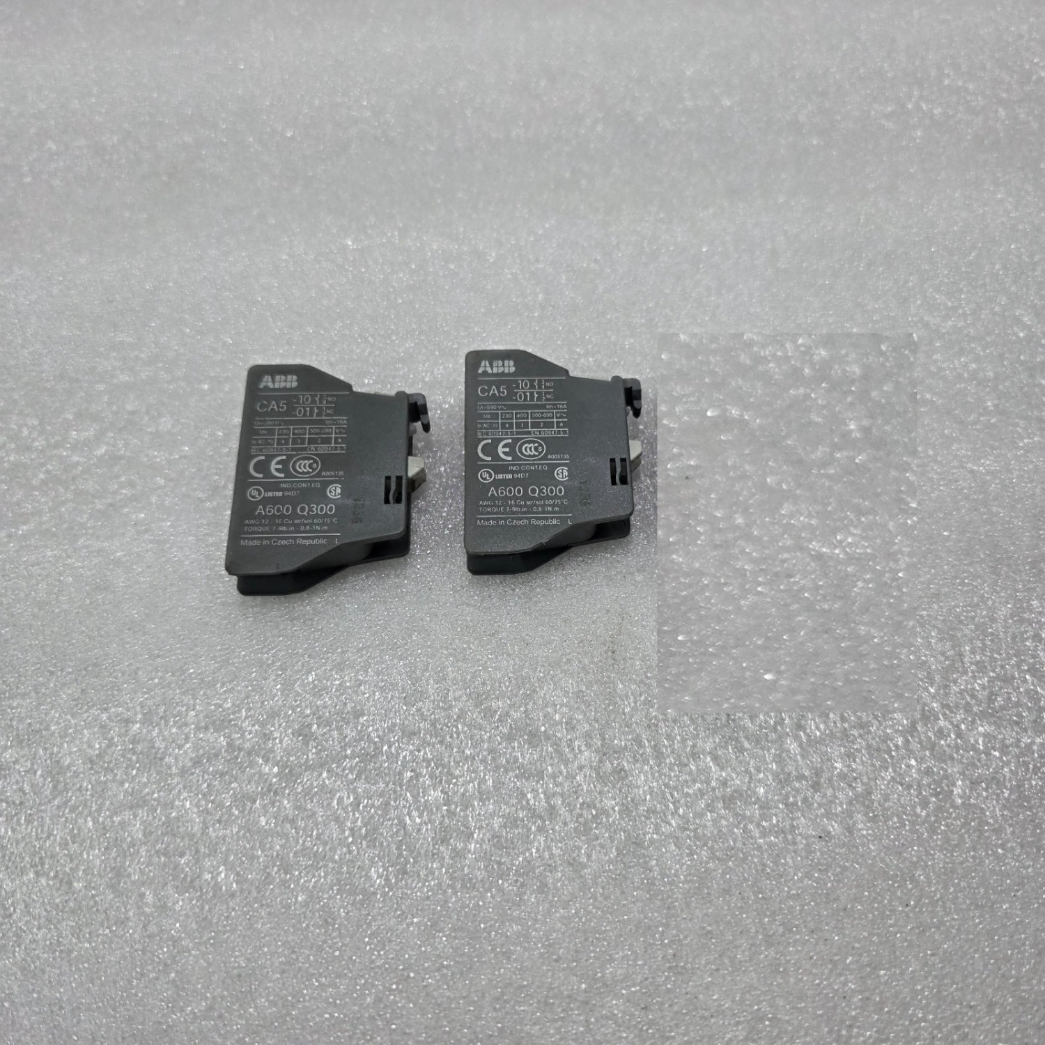 ABB CA5-10 AUXILIARY CONTACT BLOCK 1NO 690V FOR A-LINE CONTACTORS - Image 2