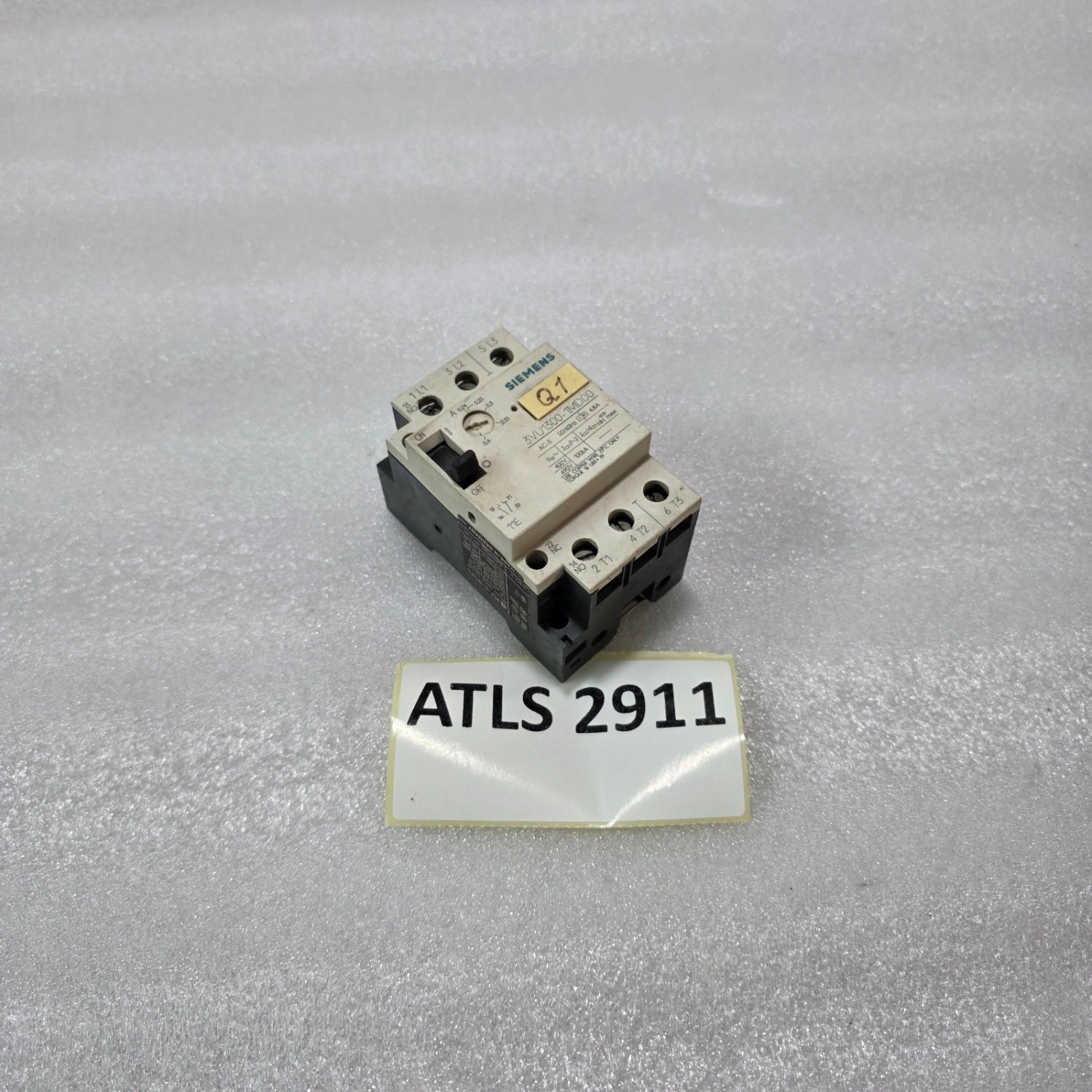 SIEMENS 3VU1300-1MD00 MOTOR CIRCUIT BREAKER 0.24-0.4A 400V AC-3 MADE IN GERMANY - Image 5