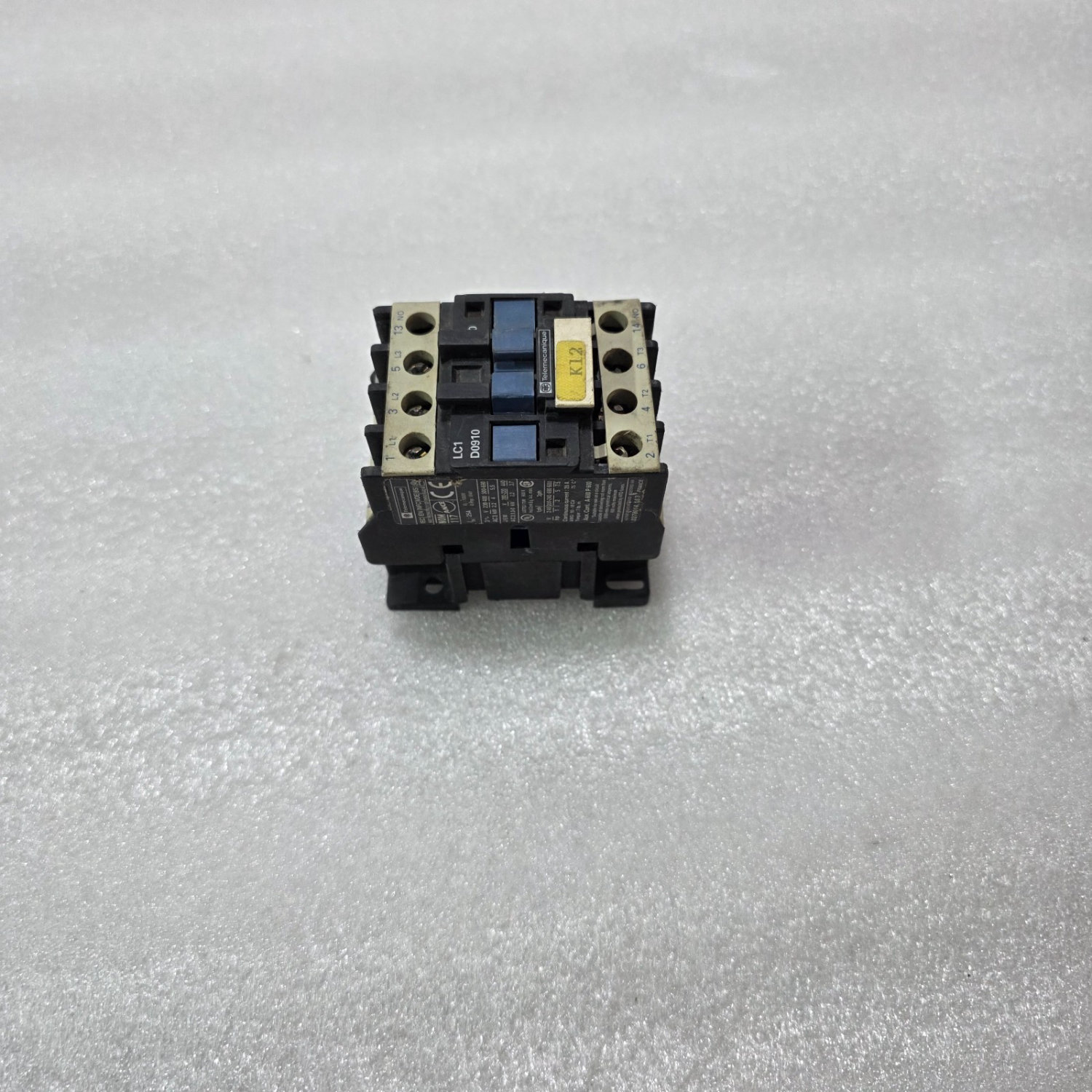 TELEMECANIQUE LC1 D0910 AC CONTACTOR 25A 220-230V 50/60HZ 1NC - Image 2
