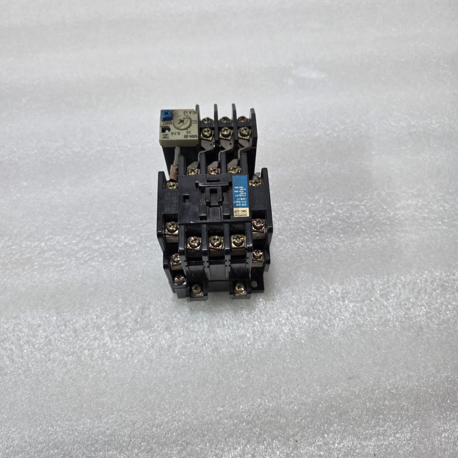 GOLDSTAR SMC-20P AC CONTACTOR + SRH-20 THERMAL OVERLOAD RELAY 1.7-2.5A - Image 3