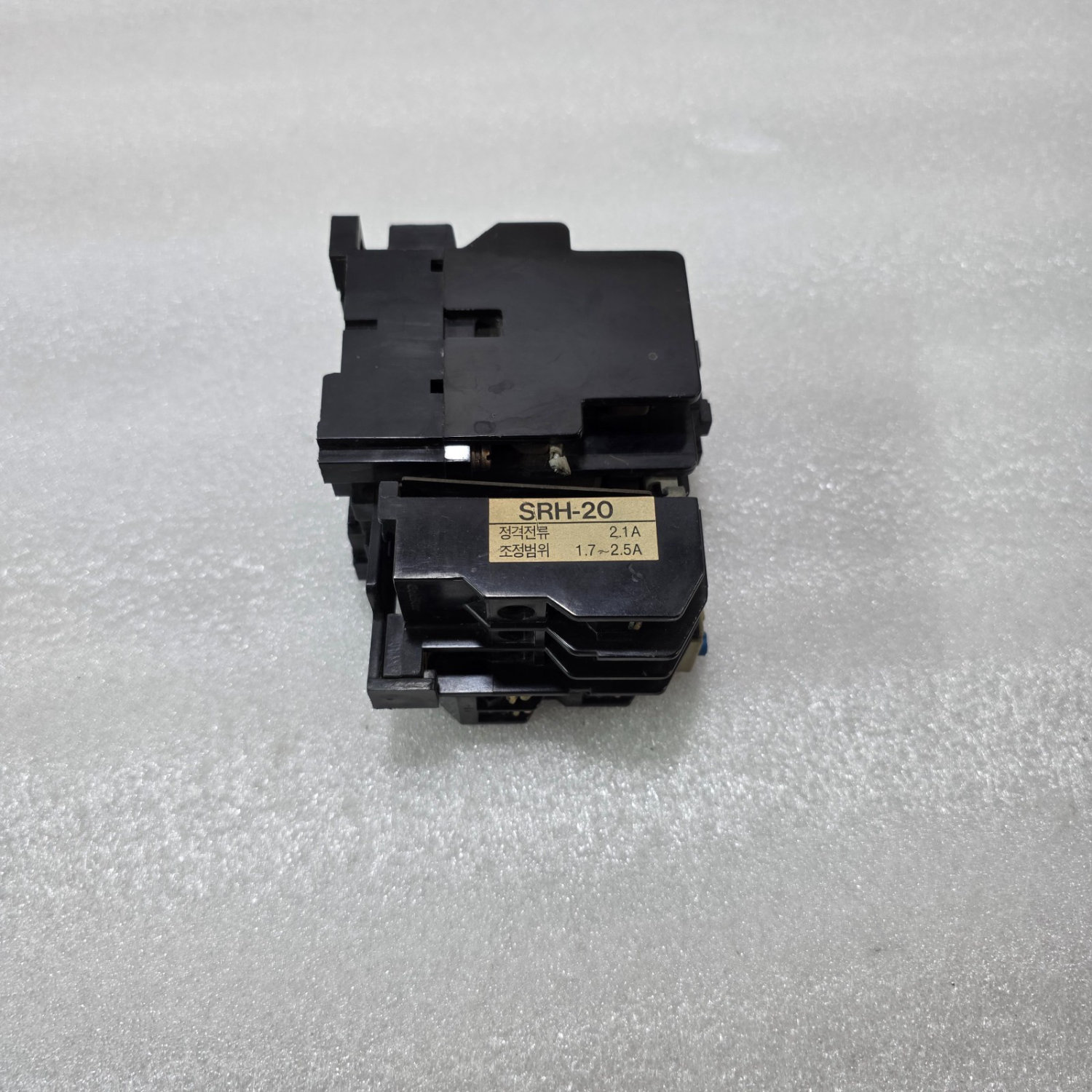 GOLDSTAR SMC-20P AC CONTACTOR + SRH-20 THERMAL OVERLOAD RELAY 1.7-2.5A - Image 4