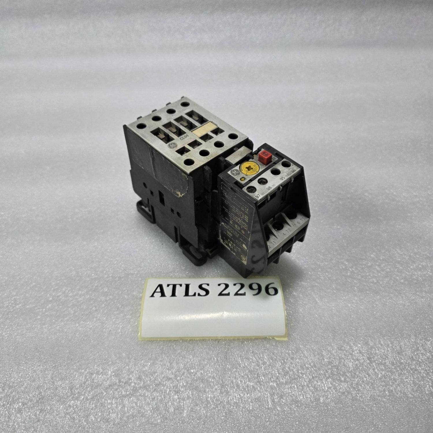 GE CL04A310M CONTACTOR WITH RTA1R THERMAL OVERLOAD RELAY 12-15A COMBINED UNIT - Image 8