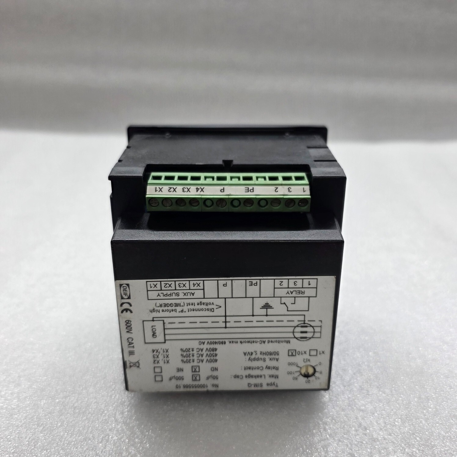 DEIF SIM-Q NETWORK INSULATION MONITOR 400-480VAC - Image 5