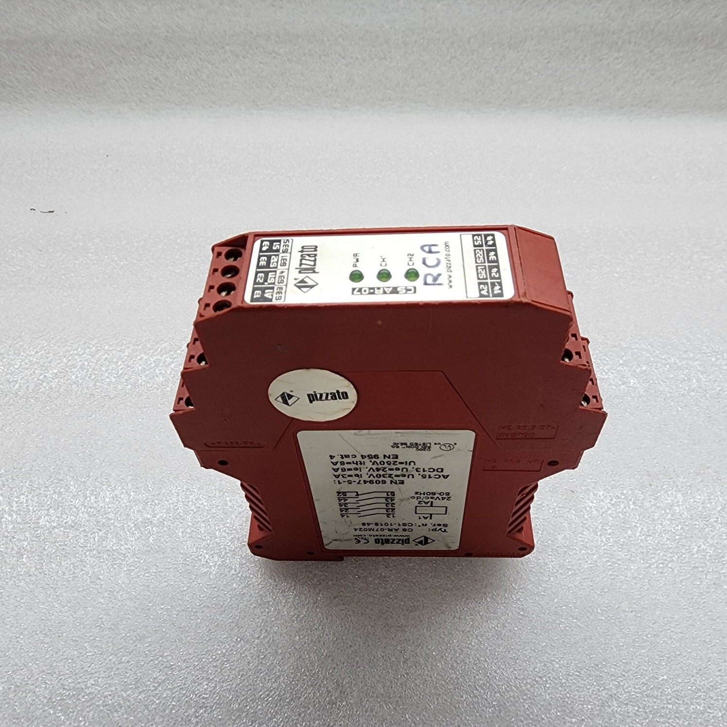 PIZZATO CS AR-07M024 SAFETY RELAY 24V AC/DC - Image 2
