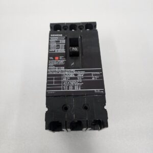 SIEMENS HHED63M070 3-POLE CIRCUIT BREAKER 70A