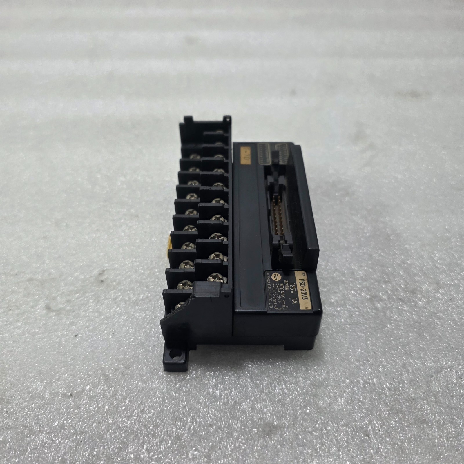 YOSHIDA ELEC PSD-20V3 PLC I/O TERMINAL BLOCK BOARD 20 POINT 125V 1A - Image 2
