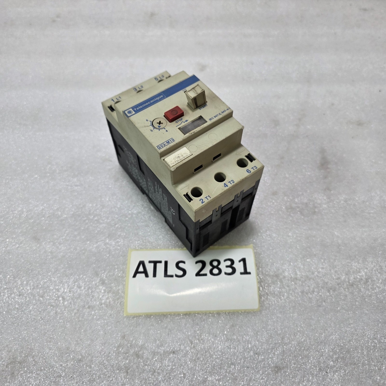 S ELECTRICS ELECTRIC / TELEMECANIQUE GV3-M10 MOTOR CIRCUIT BREAKER / MOTOR PROTE - Image 5