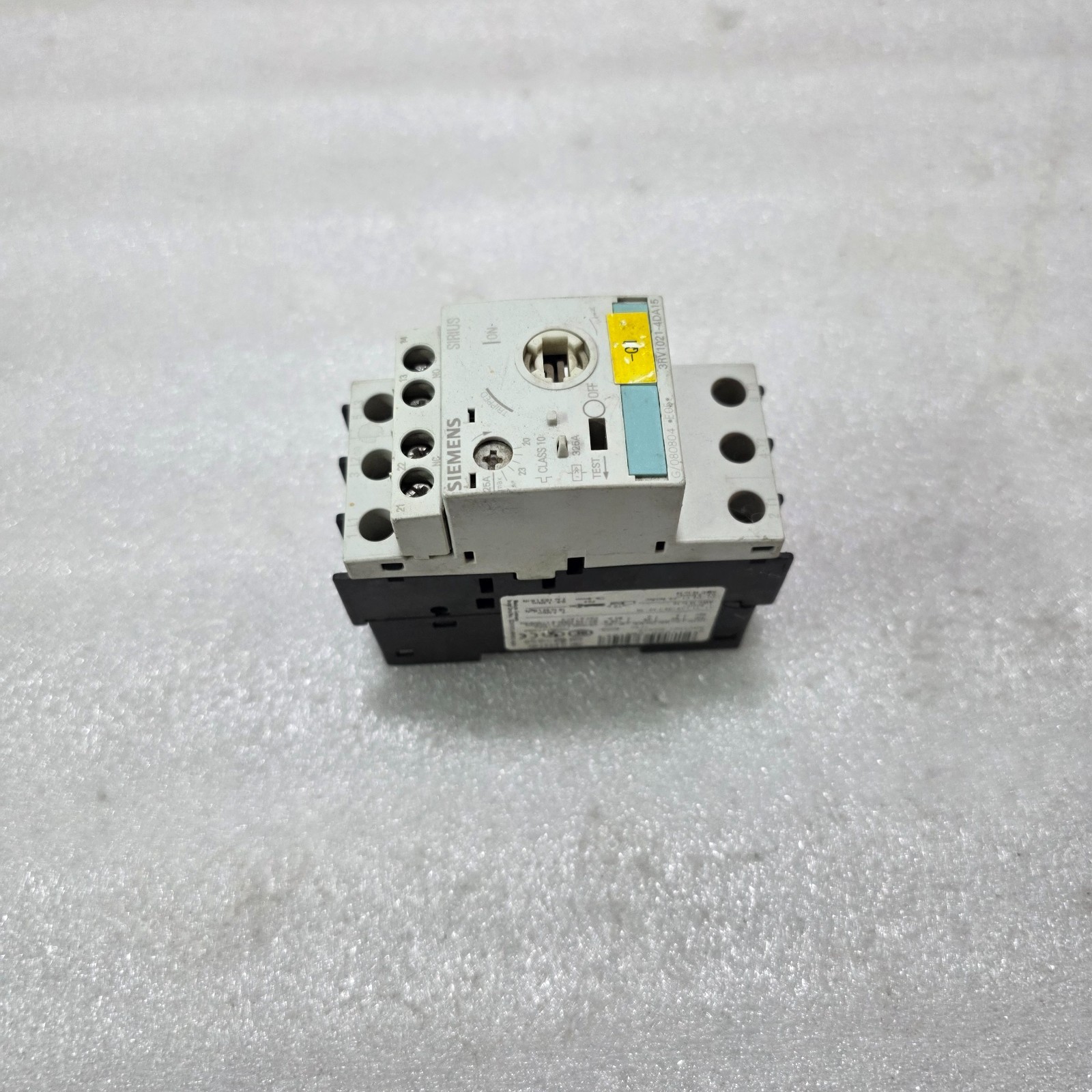 SIEMENS 3RV1021-4DA15 MOTOR PROTECTION CIRCUIT BREAKER 3 POLE CLASS 10 20-25A - Image 2