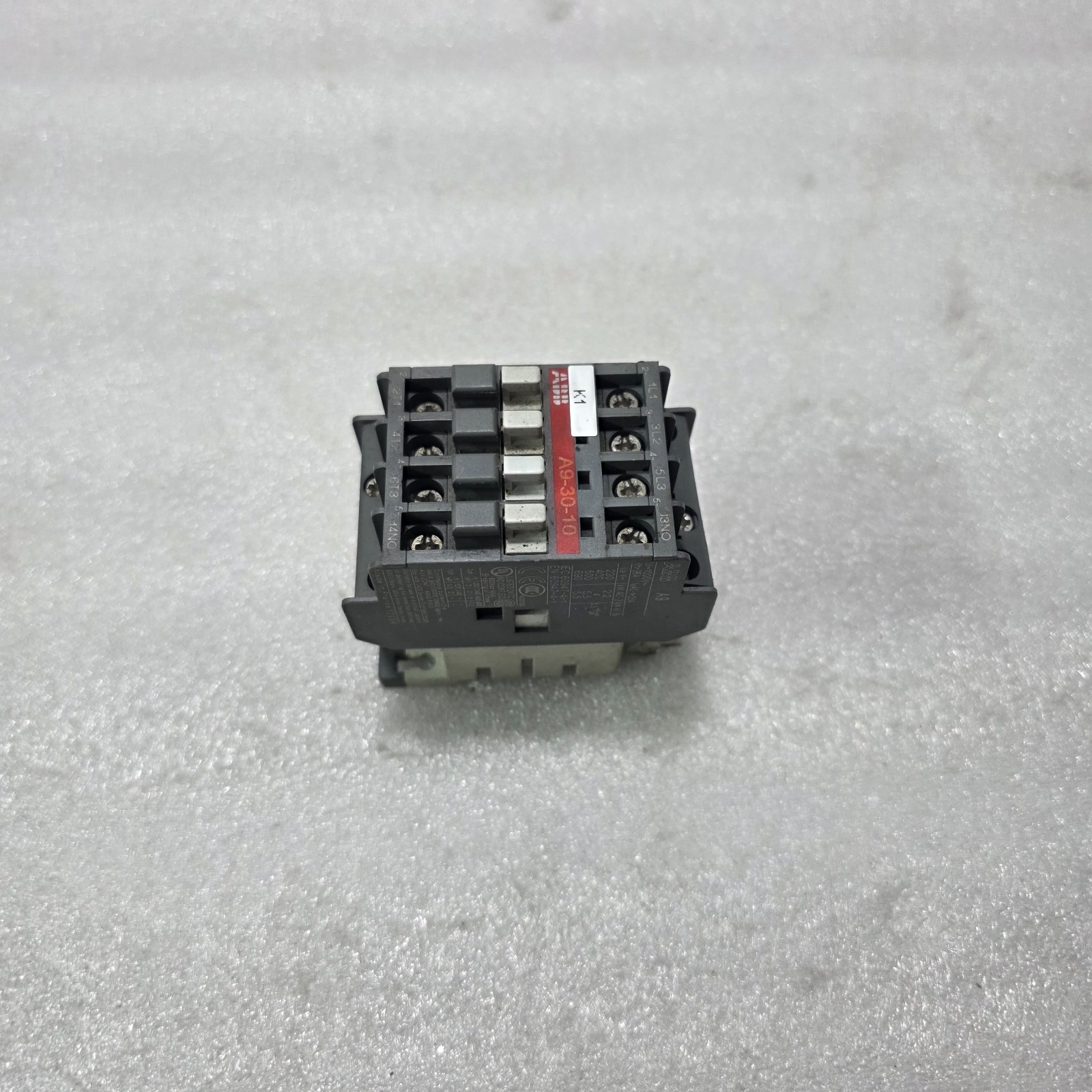 ABB A9-30-10 CONTACTOR 3P 24V COIL 25A 4KW 400V IEC 60947-4-1 - Image 2