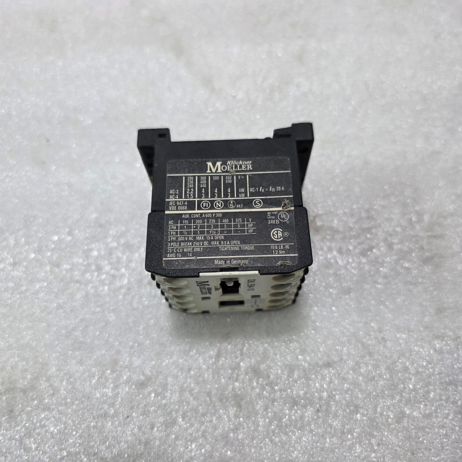 KLÖCKNER MOELLER | MINI CONTACTOR | DIL EM-10 - Image 3