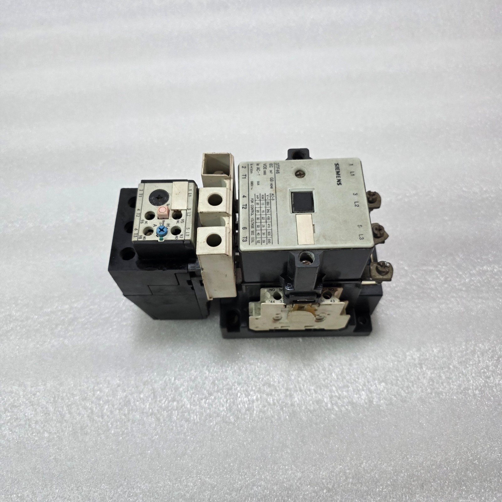 SIEMENS / SKM | 3TF46 22-0X + JRS2-80 | CONTACTOR WITH THERMAL OVERLOAD RELAY - Image 2