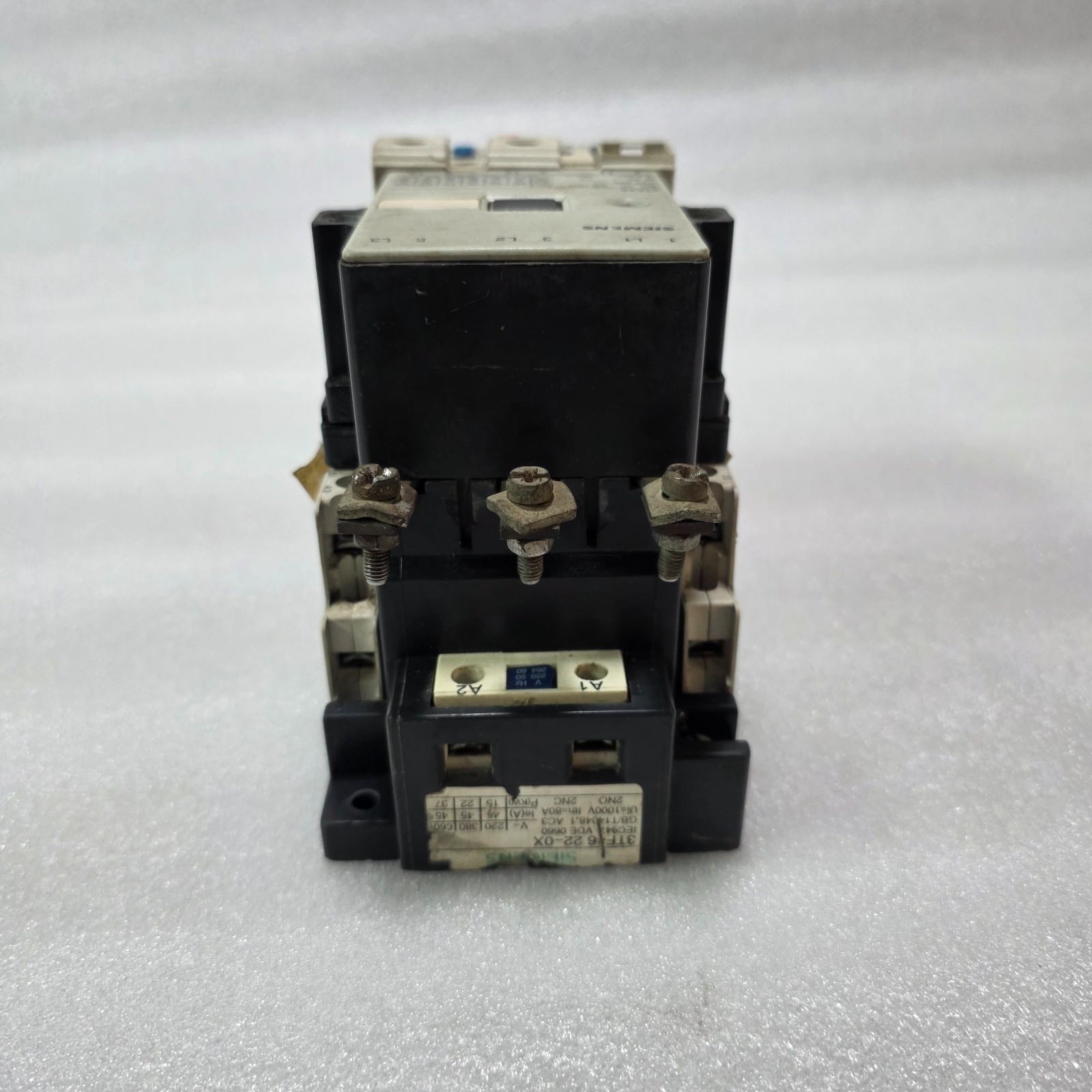 SIEMENS / SKM | 3TF46 22-0X + JRS2-80 | CONTACTOR WITH THERMAL OVERLOAD RELAY - Image 3