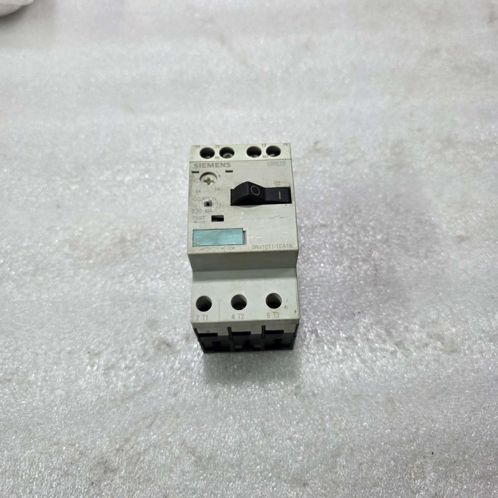SIEMENS | MOTOR PROTECTION CIRCUIT BREAKER (MPCB) | 3RV1011-1EA15
