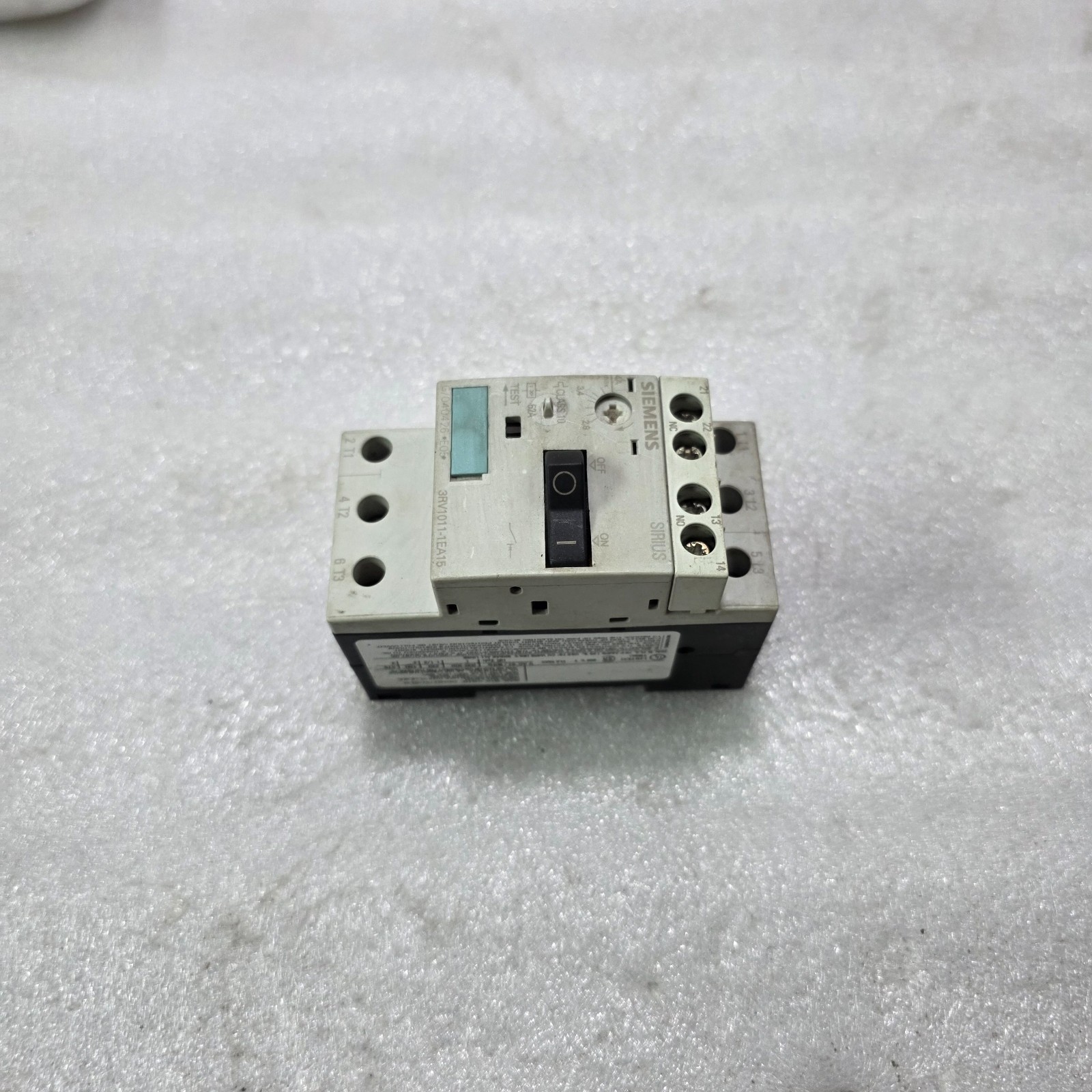 SIEMENS | MOTOR PROTECTION CIRCUIT BREAKER (MPCB) | 3RV1011-1EA15 - Image 2