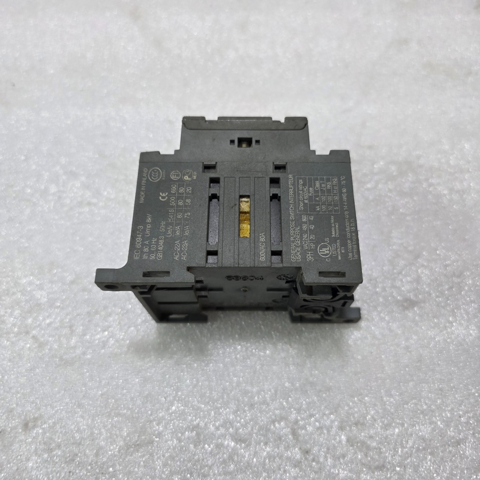 ABB | GENERAL PURPOSE SWITCH / LOAD DISCONNECTOR | OT80F3 - Image 4