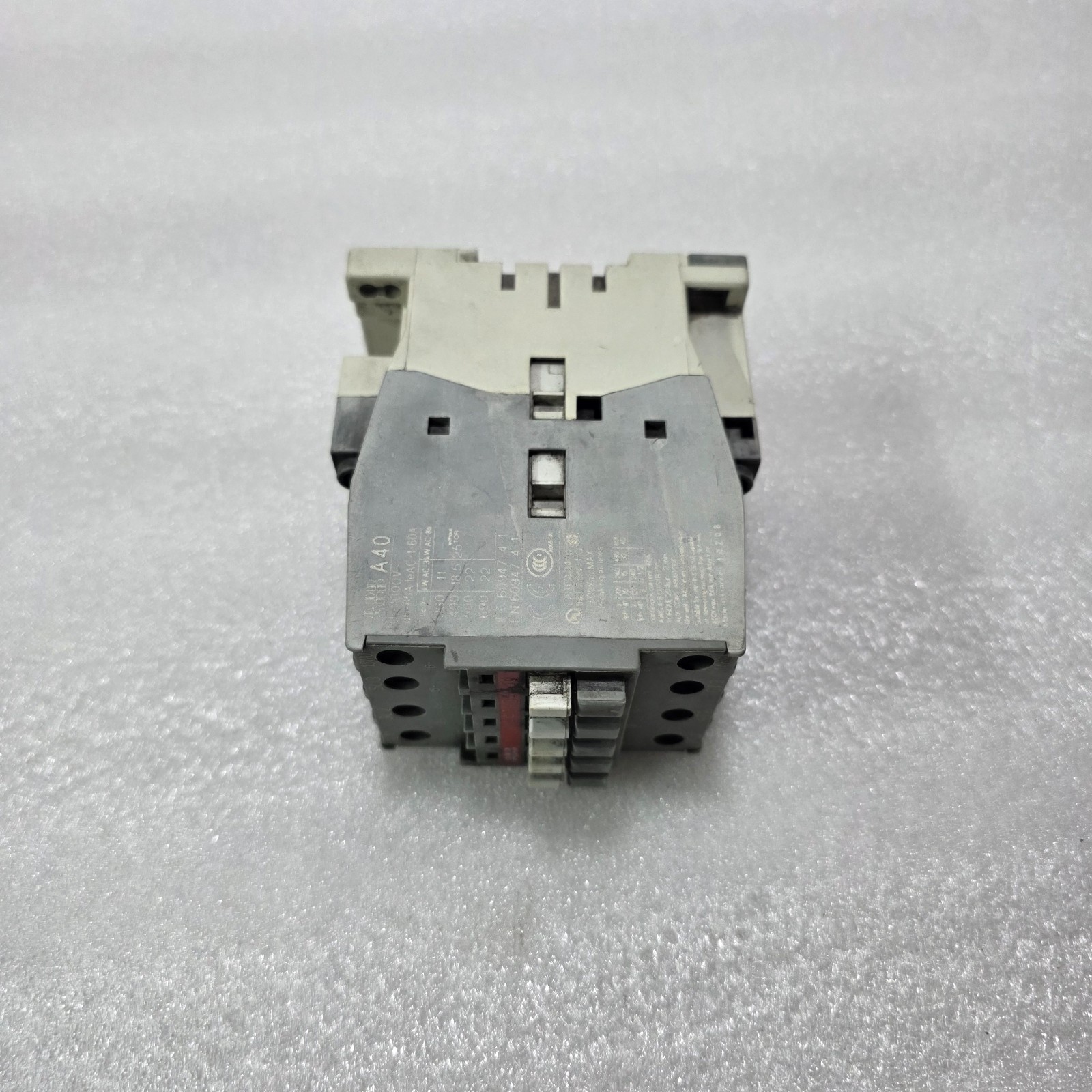 ABB A40-30-10 CONTACTOR 3NO+1NO 40A AC-3 18.5KW 110V COIL IEC 60947 - Image 3