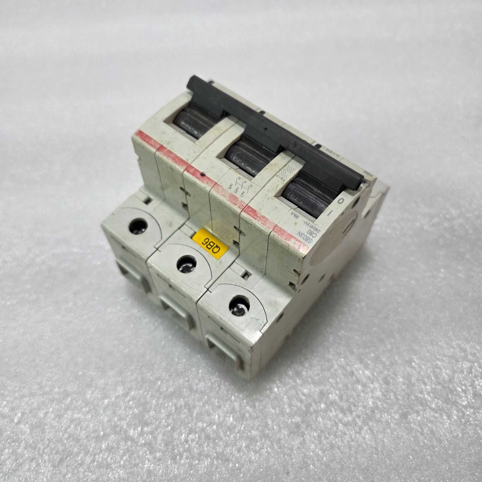 ELETROMAR WMN3C40 3P 40A CURVE C 415V 10KA MCB MINIATURE CIRCUIT BREAKER - Image 3