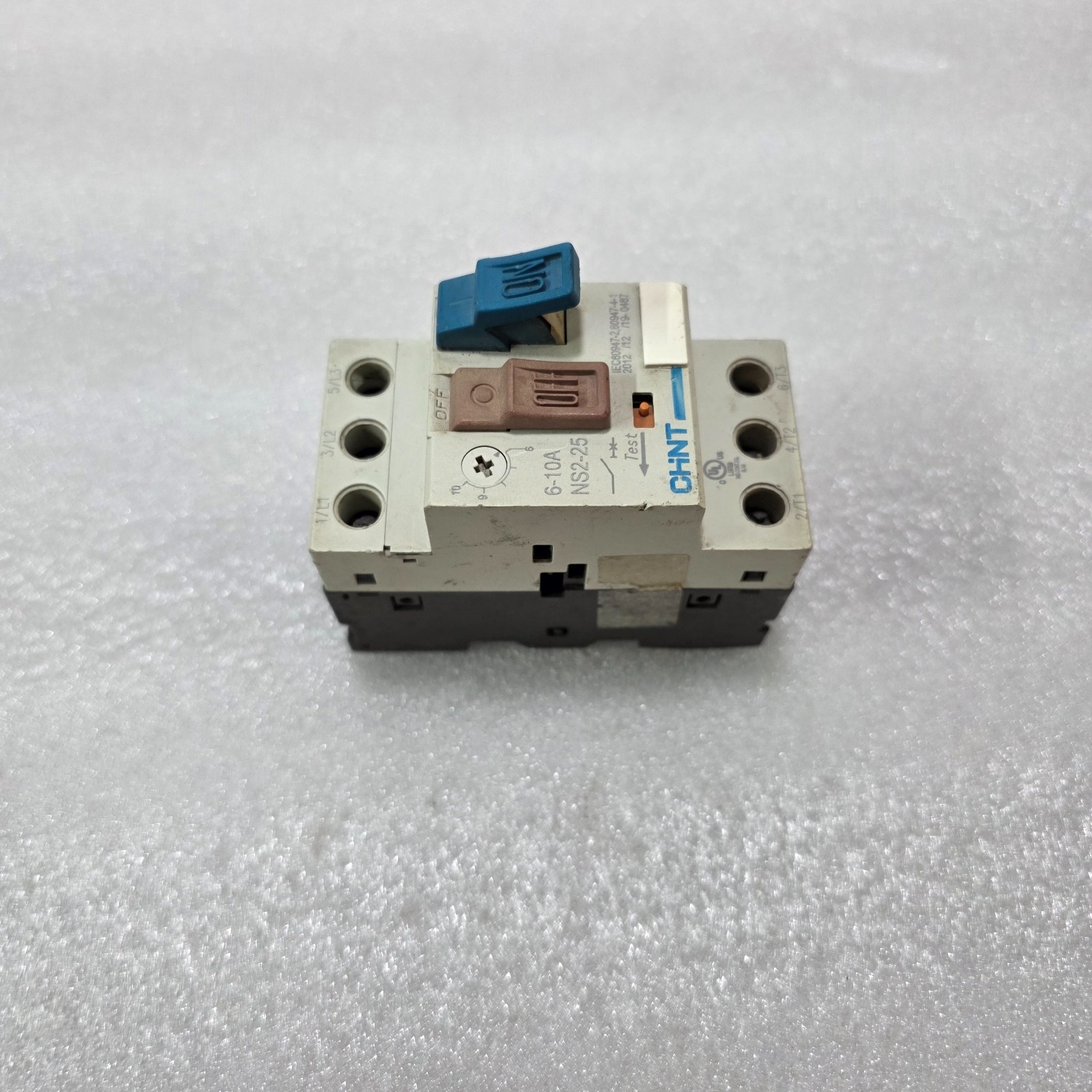 CHINT NS2-25 MOTOR PROTECTIVE CIRCUIT BREAKER 6-10A IEC60947 MANUAL MOTOR STARTE - Image 2