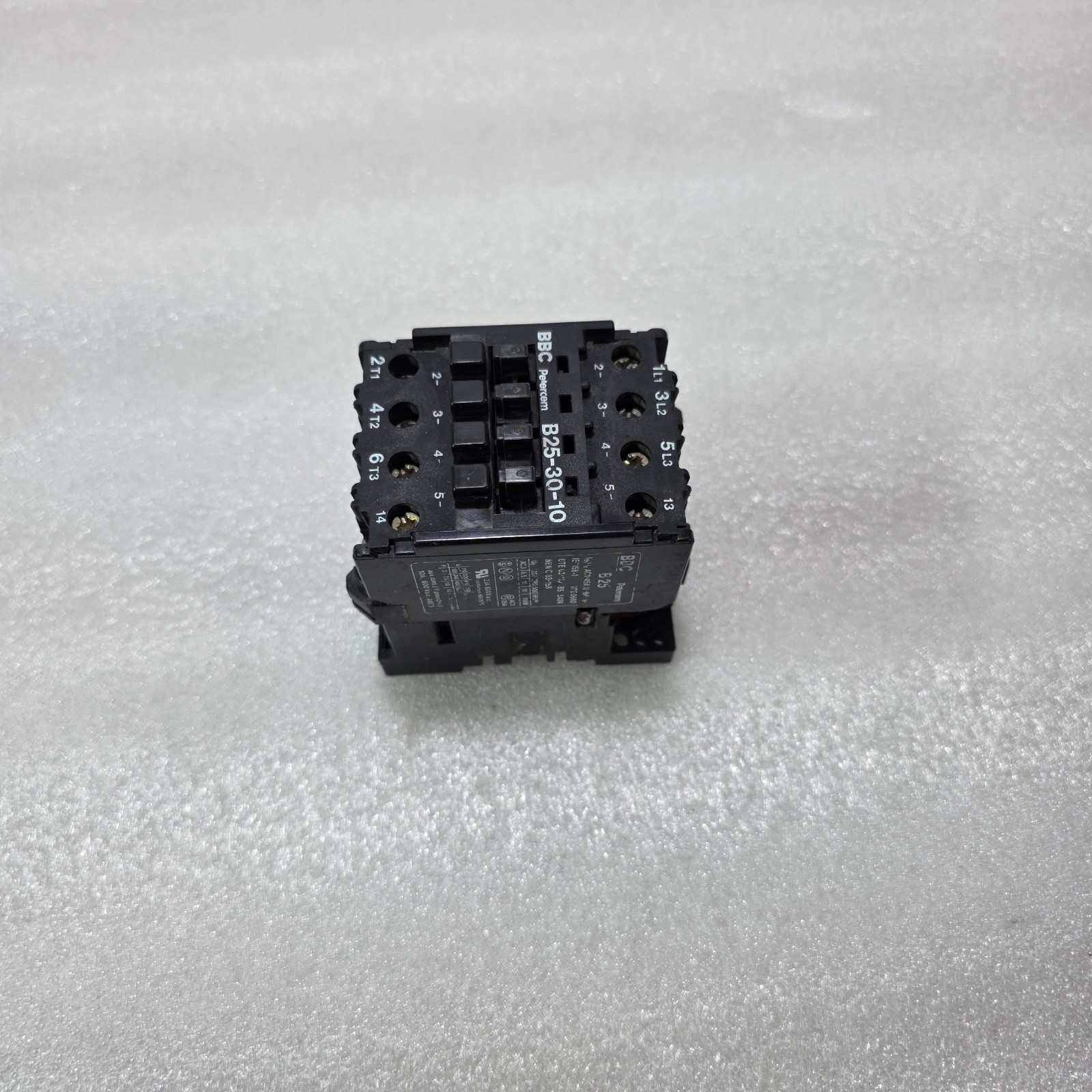 BBC PETERSEIM B25-30-10 AC CONTACTOR 25A 690V IEC158 ABB B25 3NO 1NO AUX - Image 2