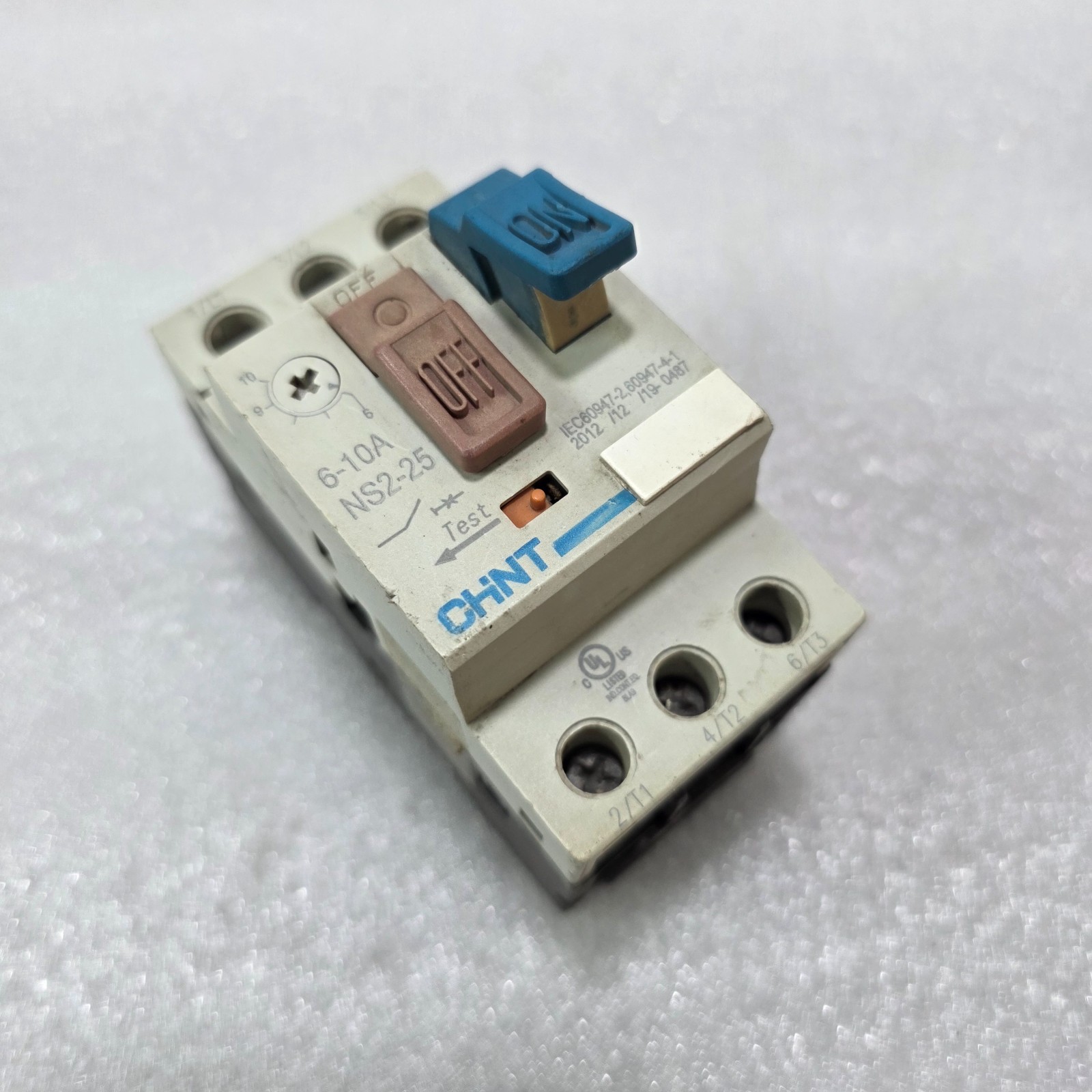 CHINT NS2-25 MOTOR PROTECTIVE CIRCUIT BREAKER 6-10A IEC60947 MANUAL MOTOR STARTE - Image 3